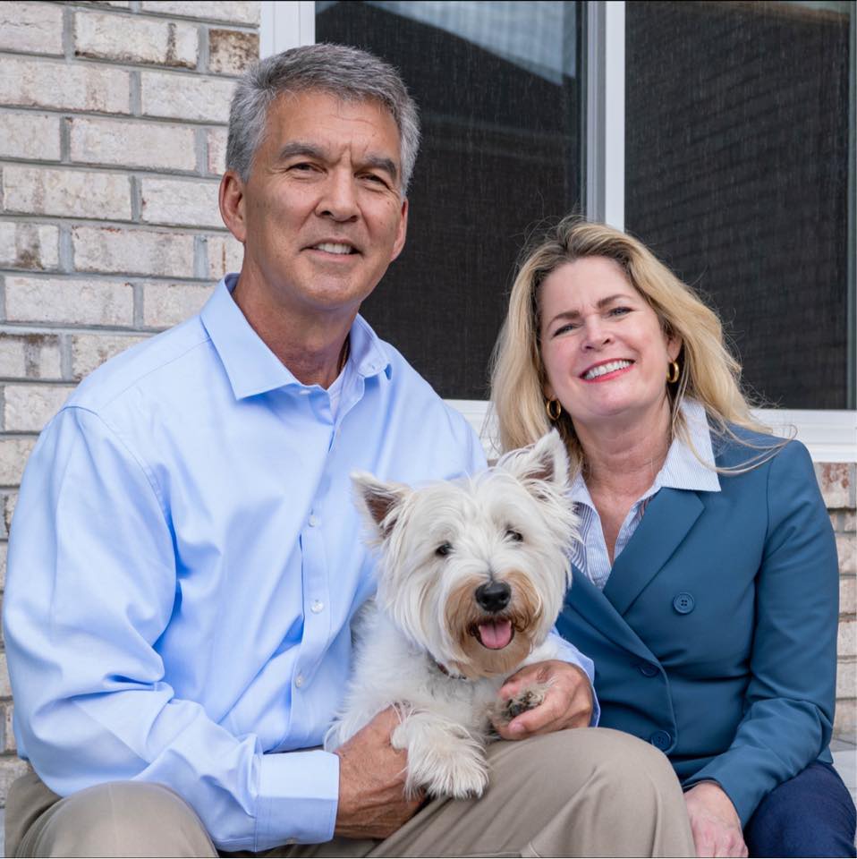 Jeff Bruzzesi with his wife